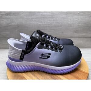 Skechers Work Tilido-Ombray Slip Resistant Bungee Work Shoes Womens 9.5